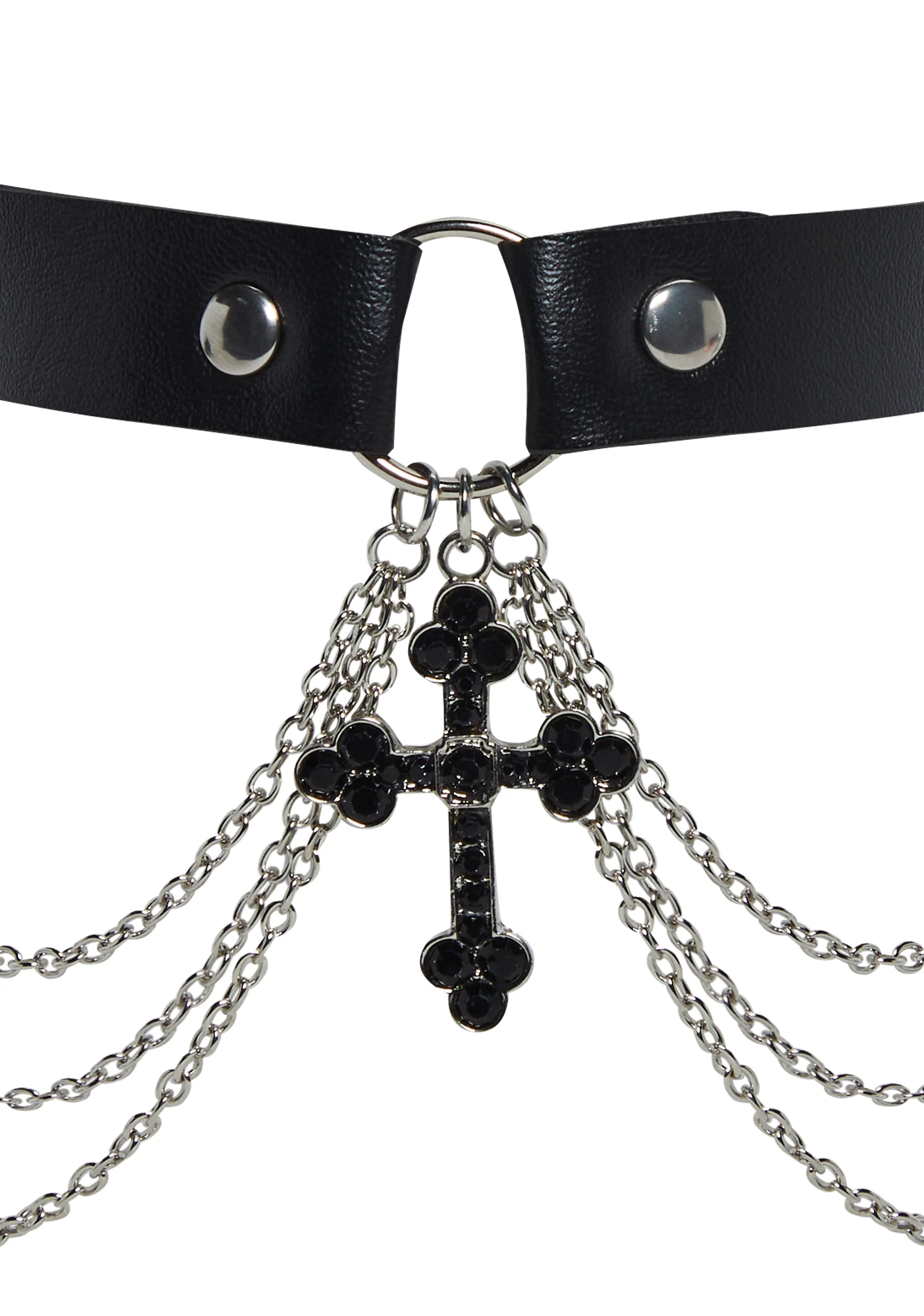 Deep Devotion Cross Choker
