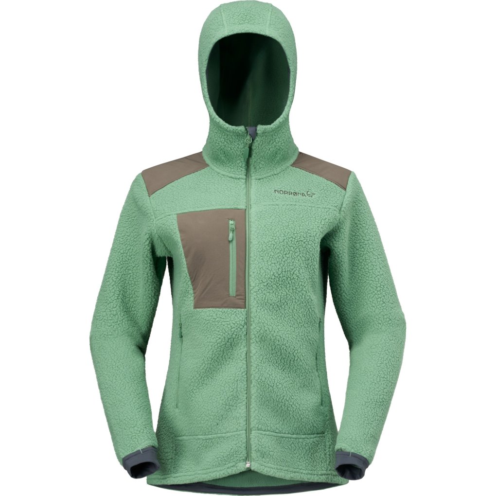 Norrona trollveggen warm3 Zip Hood Jacket Women - Dark Ivy