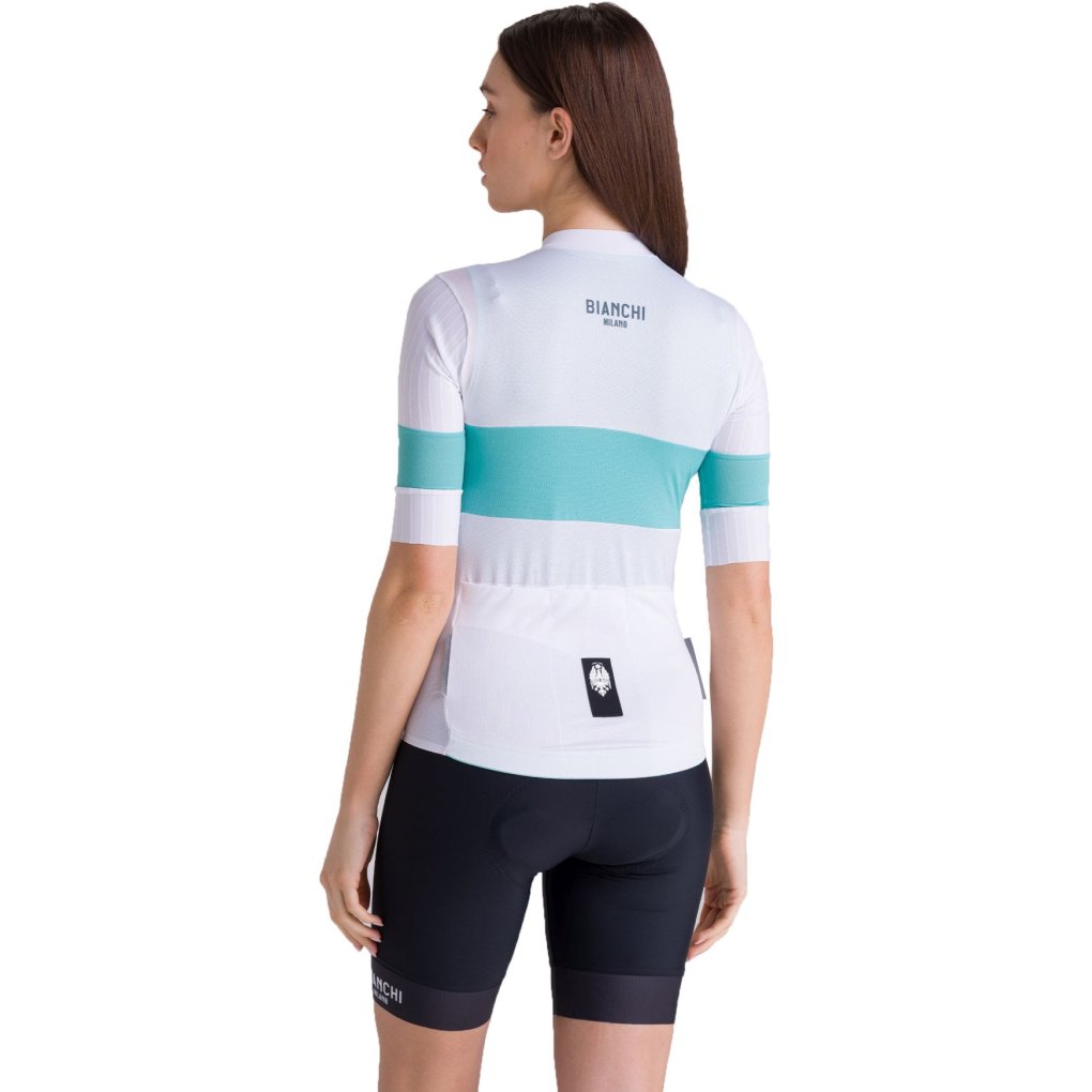 Santini Bianchi Milano Race Jersey Unisex BI97175CRACE - white BI