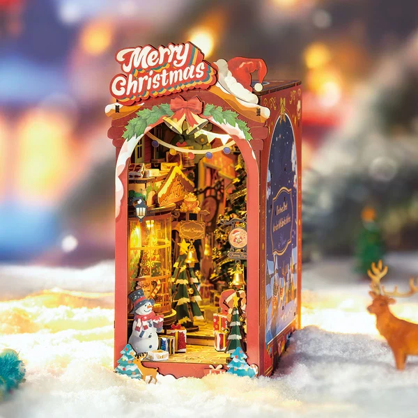 Robotime Christmas Street DIY Book Nook TGC06