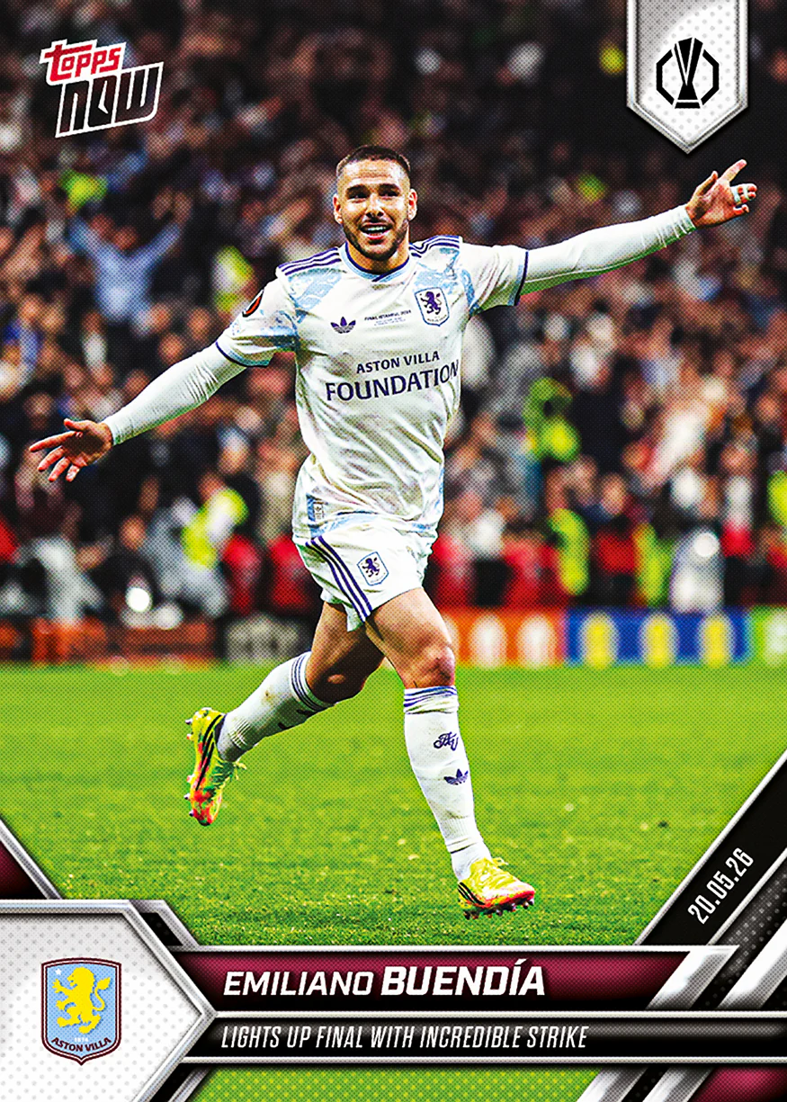 Emiliano Buendía - 2025-26 UEL Topps NOW® - Card 34