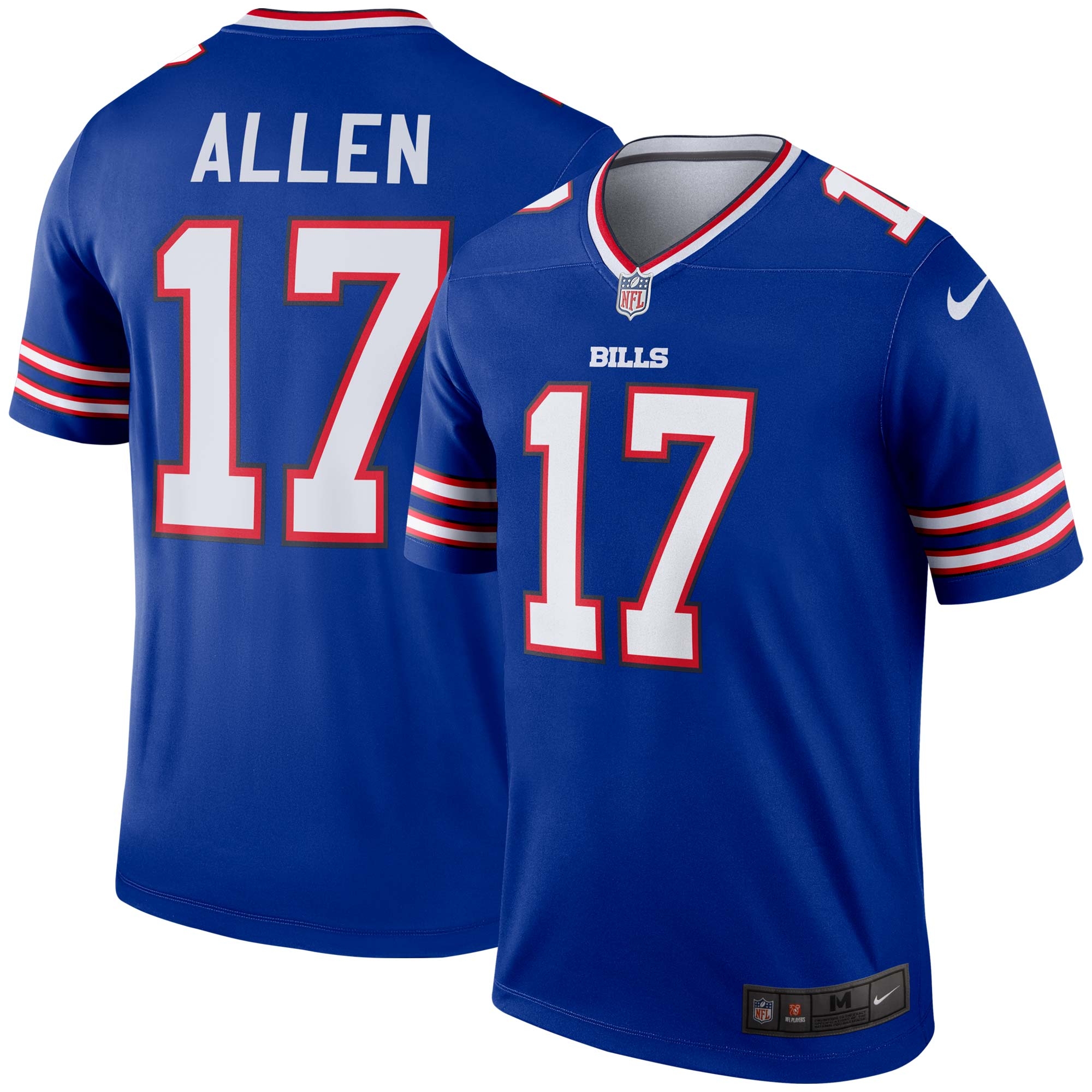 Josh Allen #17 Buffalo Bills Nike Legend NFL Football Jersey Blue