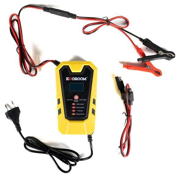 KOOROOM THALES Universal Battery Charger - YellowRef: KOR0138