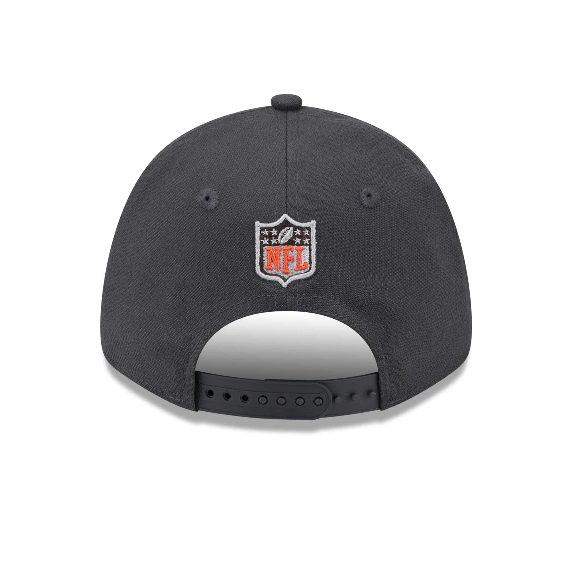 Cleveland Browns 2024 NFL Draft New Era Stretch-Snap 9FORTY Cap Gray