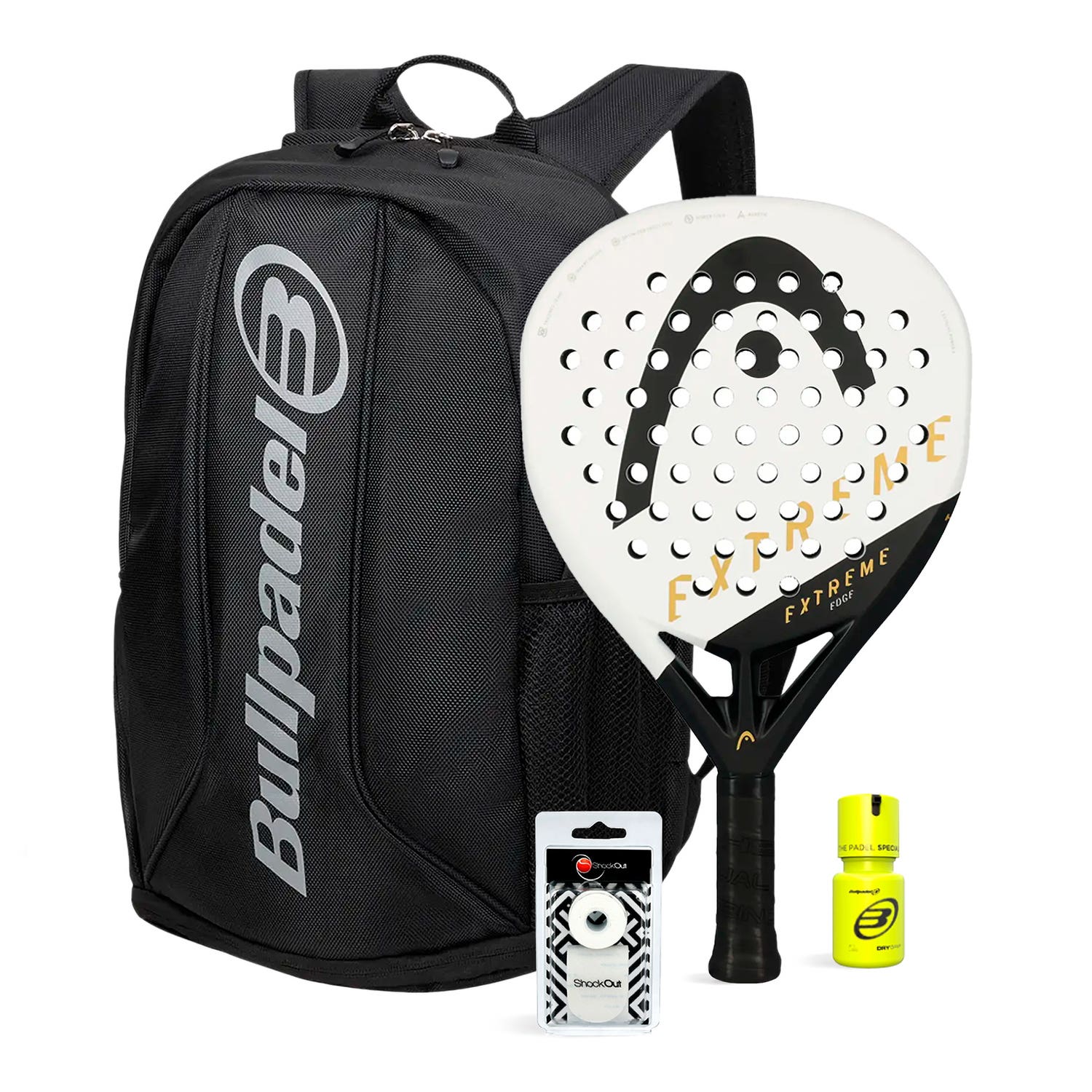 PACK HEAD EDGE EXTREME WHITE BAG BULLPADEL DRY GRIP