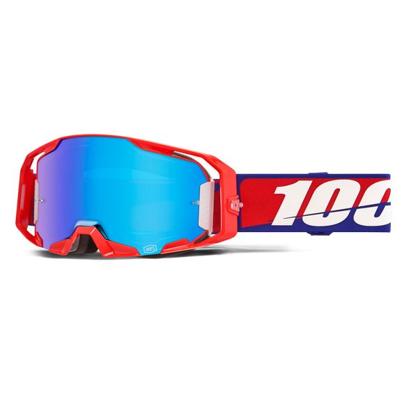 100% Armatic Best cross Mask - Blue Mirror Ecry 2025 - Red / BlueRef: CE1548 / 50060-00009