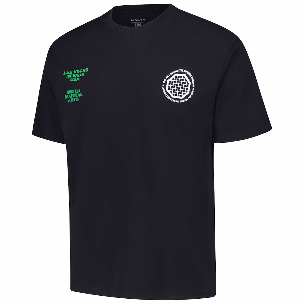 Men's Black UFC  Ultiman In Vegas Boxy T-Shirt