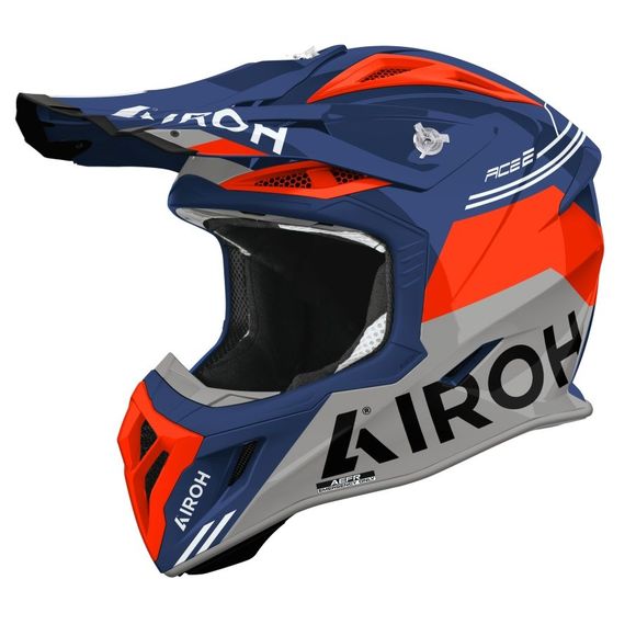Casque cross Airoh AVIATOR ACE 2 - FURY 2026 - Rouge / GrisRef : AR1530-C50727