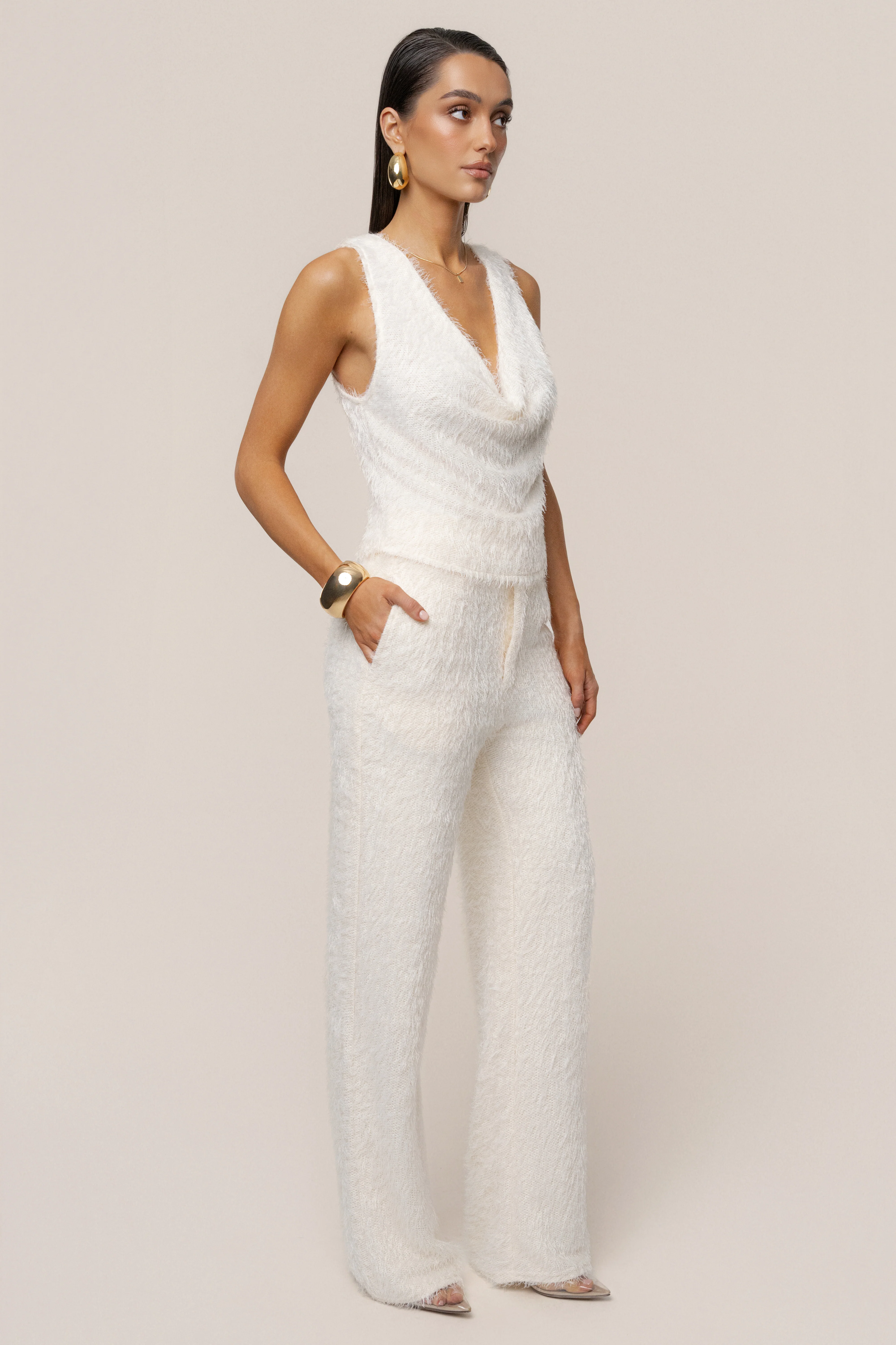 Cream Winter Haven Pant