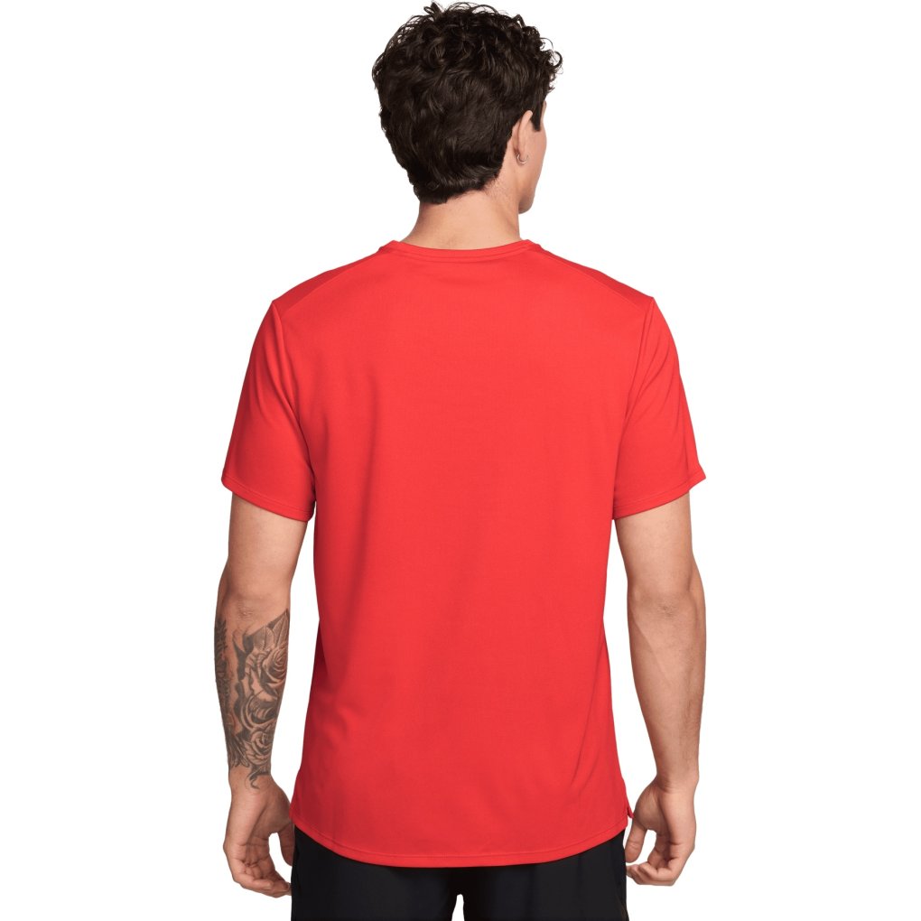 Nike Dri-FIT UV Miler Short-Sleeve Running Top Men - light crimson/reflective silver DV9315-696