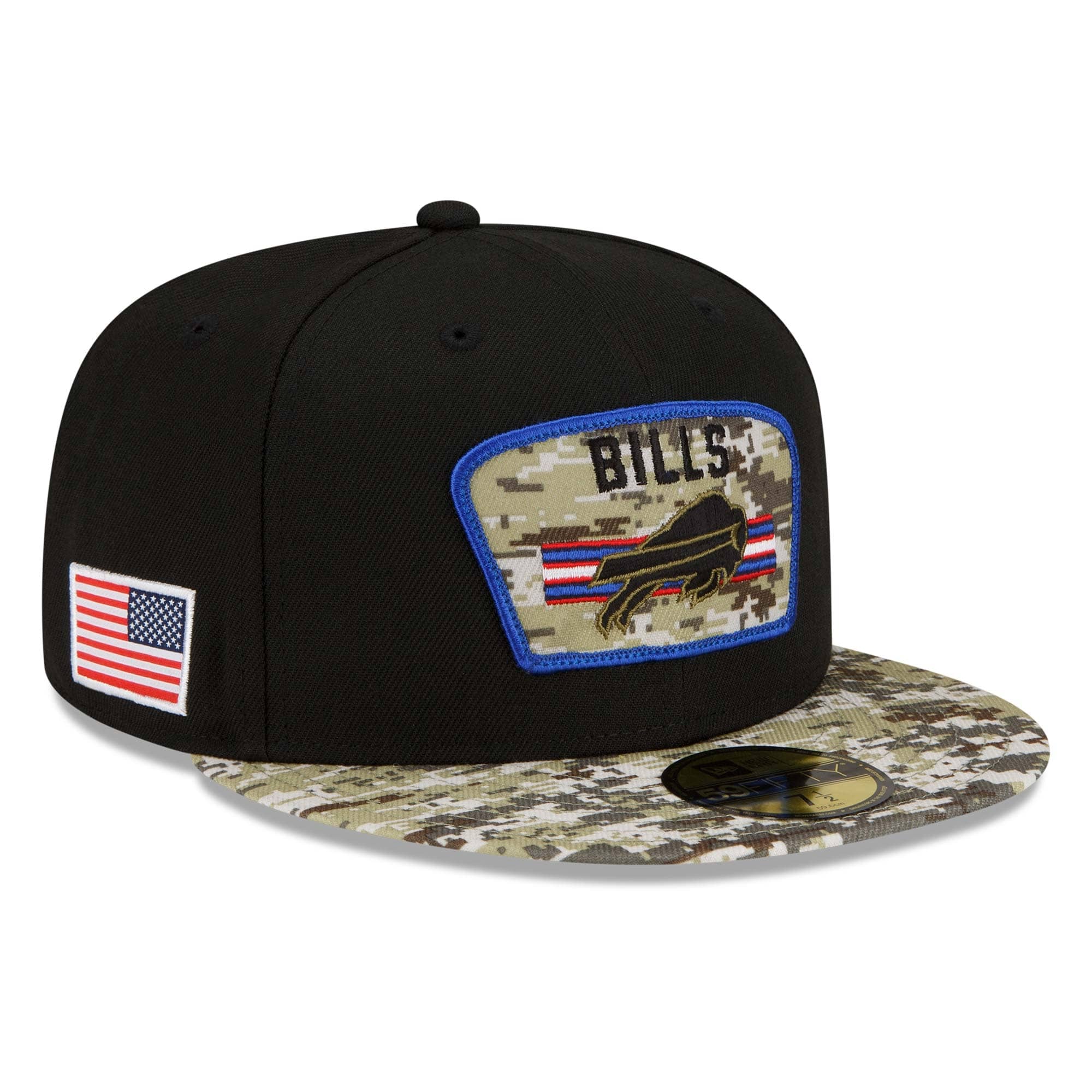 Buffalo Bills 2021 NFL On-Field Salute to Service New Era 59FIFTY Fitted Cap
