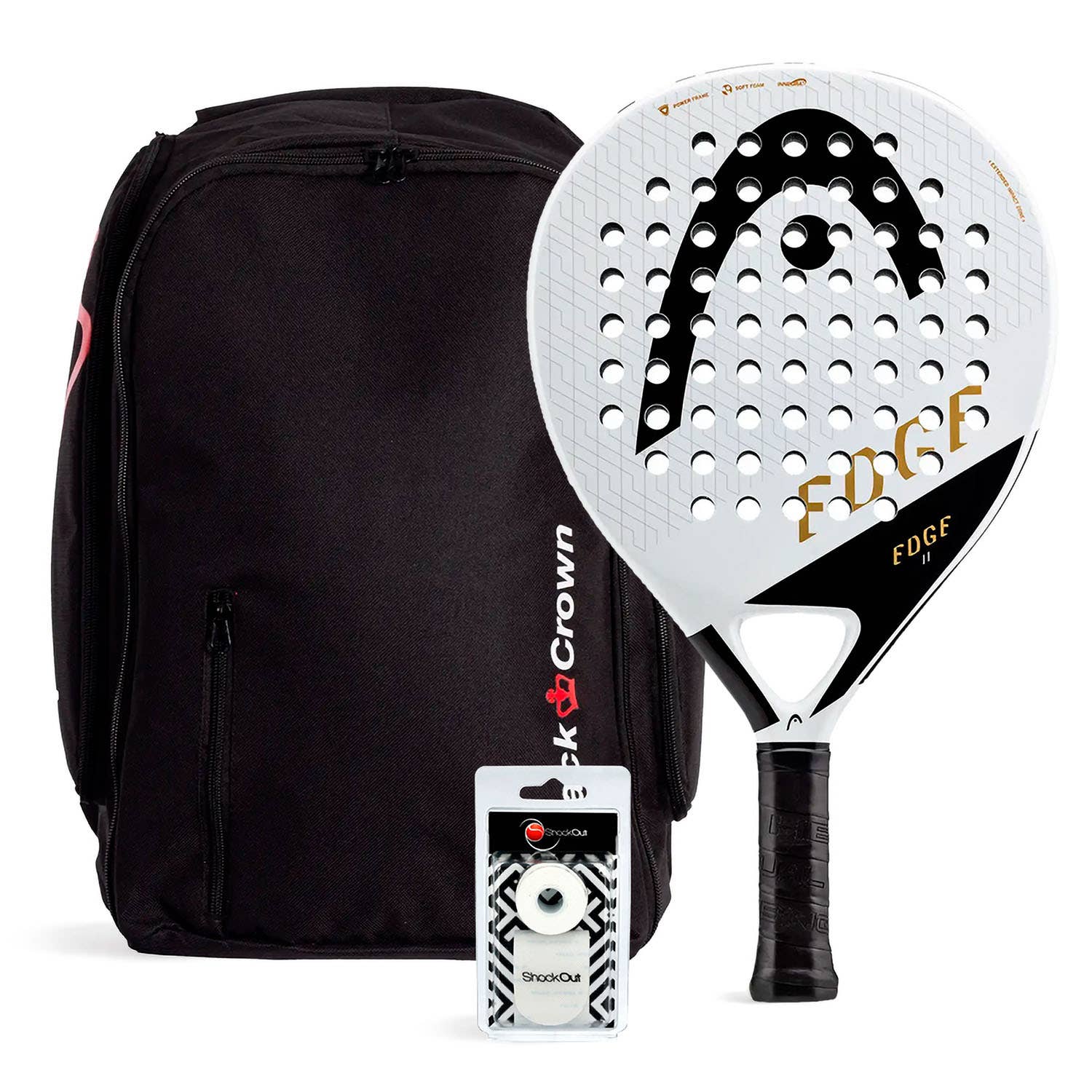 PACK HEAD EDGE II WHITE BAG BLACK CROWN BLACK