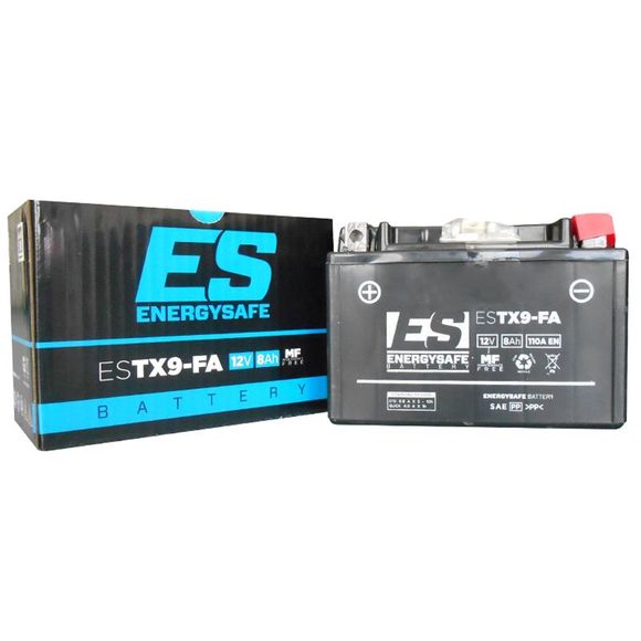 Batterie EnergySafe YTX9-BS (FA) ferme Type Acide Sans entretien/prête à l'emploiRef : E48927F