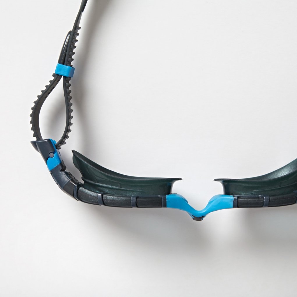 Zoggs Predator Flex Swimming Goggles - Grey/Blue - Tint Smoke