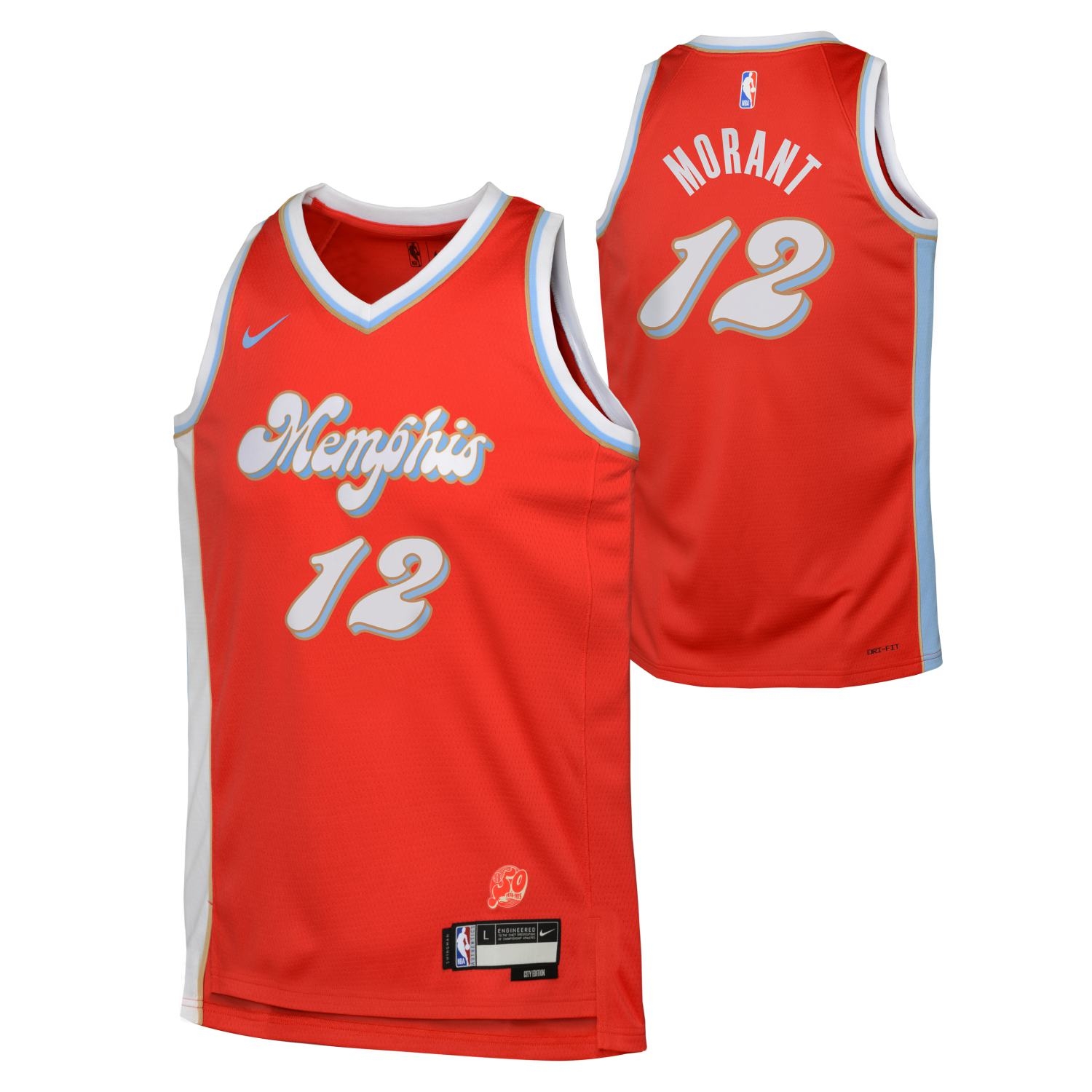 Ja Morant #12 Memphis Grizzlies 2024-25 City Edition Nike Swingman NBA Jersey (YOUTH)