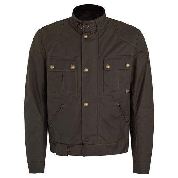 Moto Jacket Belstaff Brooklands Wax 8Oz - BrownRef: BT0079