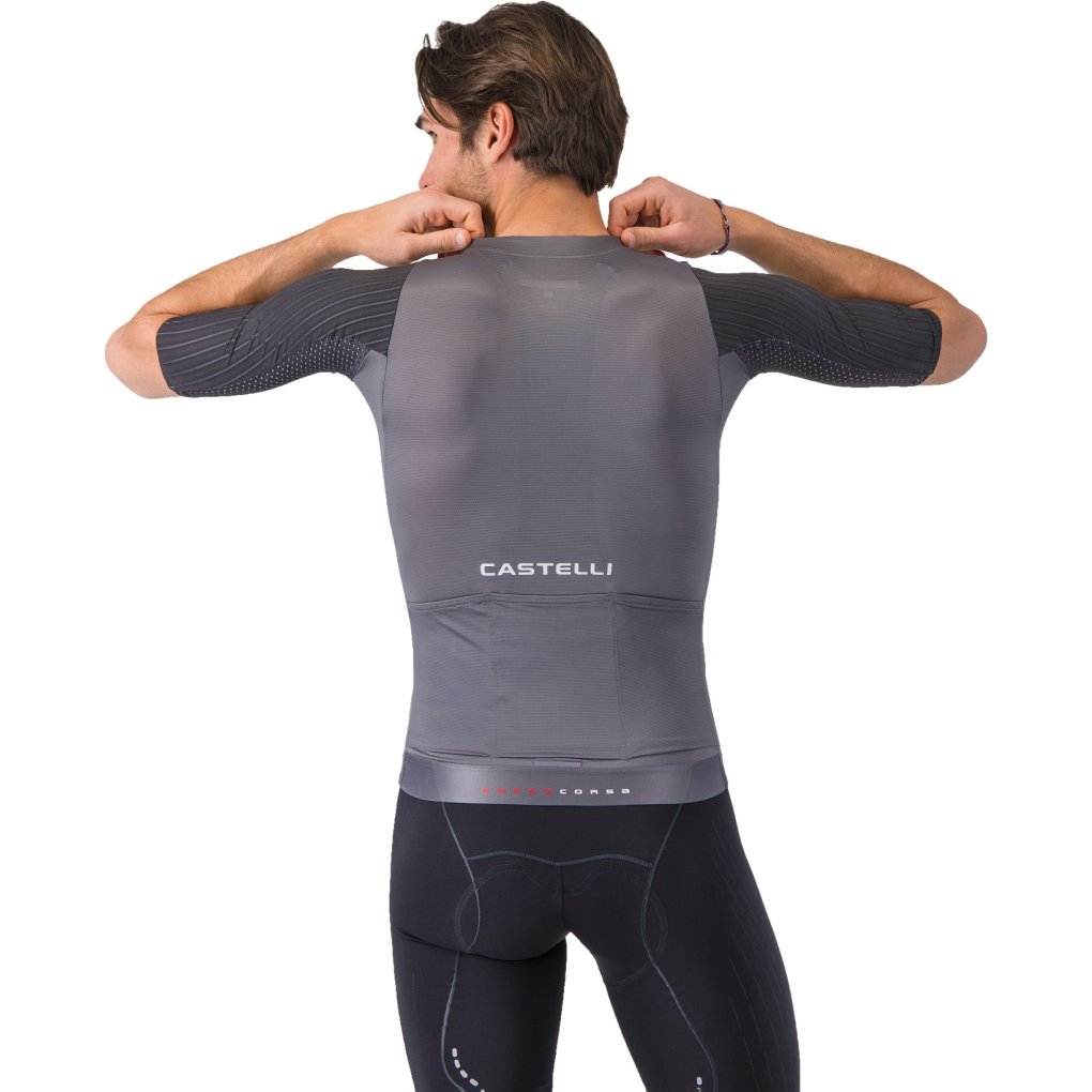 Castelli Aero Race 8S Jersey Men - smoky grey 021