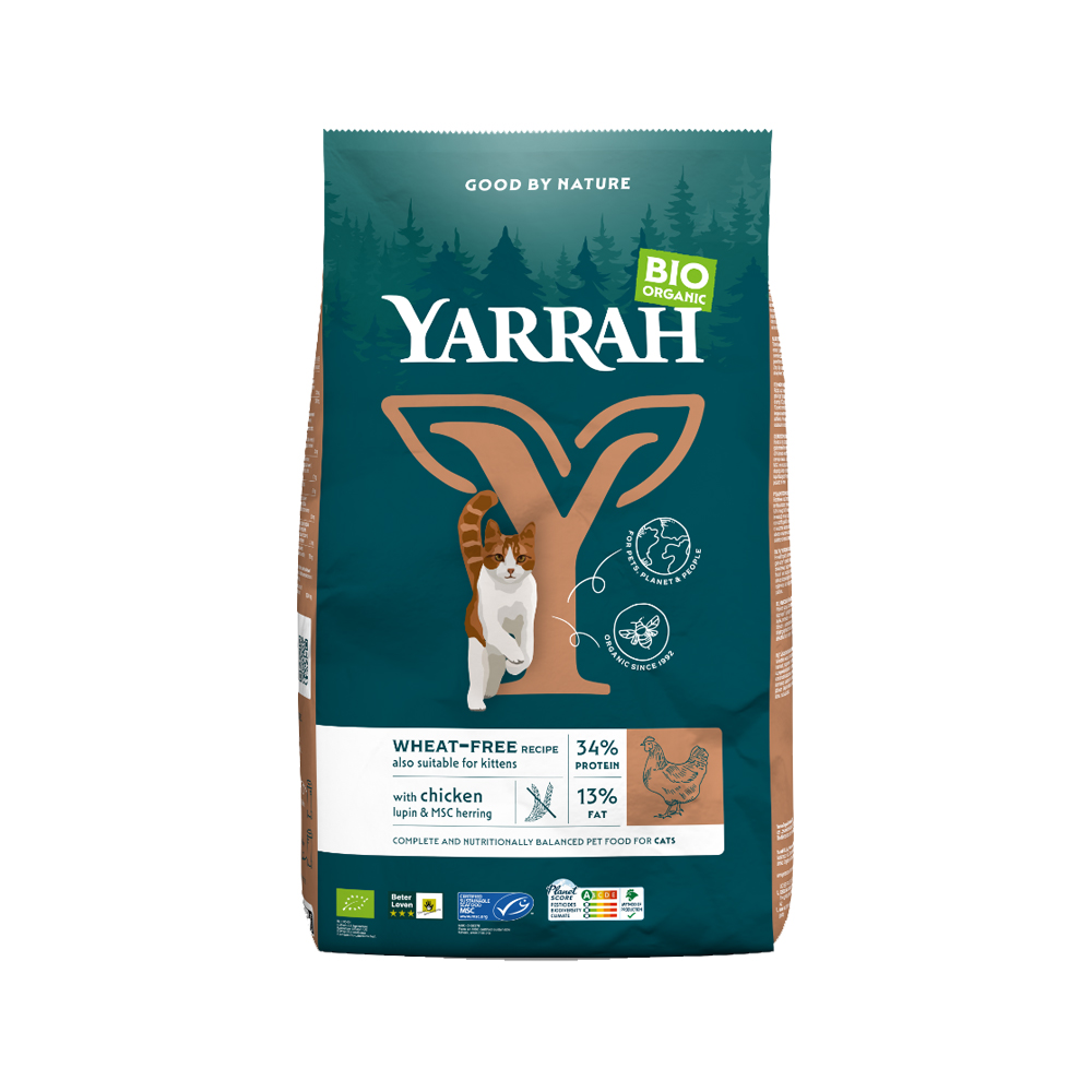 Yarrah Dry Grain-Free Cat Food Bio - 2,4kg