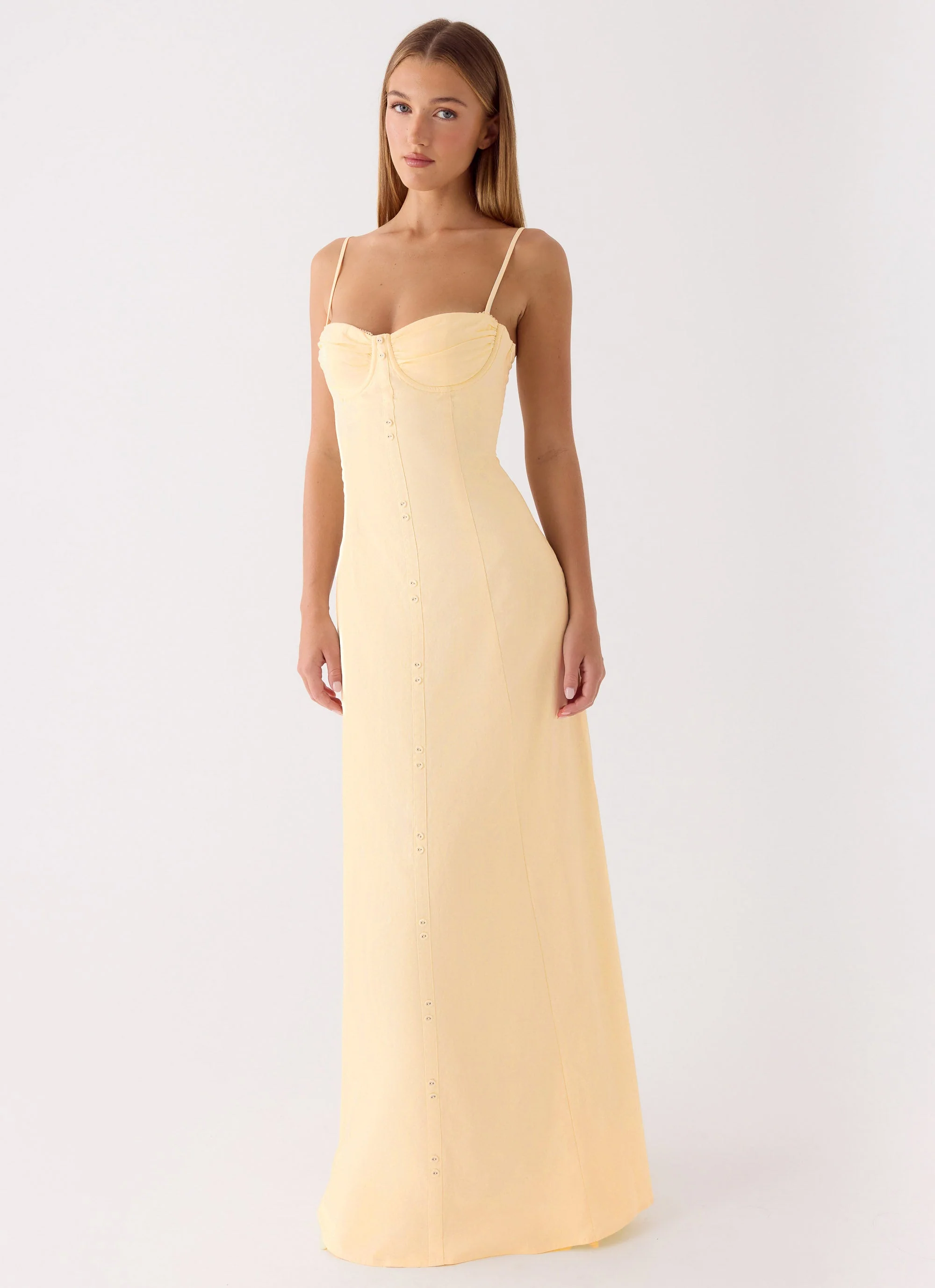Samah Maxi Dress - Lemon