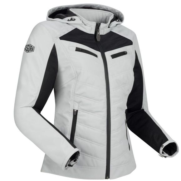 Blouson Moto Segura LADY NATCHO VENTED - Gris / BlancRef : SG1506