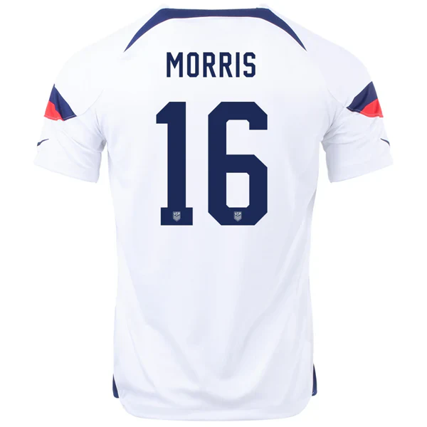 United States Jordan Morris Home Jersey 22/23 (White/Loyal Blue)