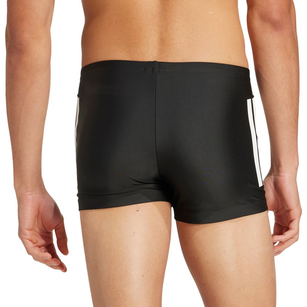 adidas 3-Stripes Swim Boxer Shorts Men - black/white JN6533