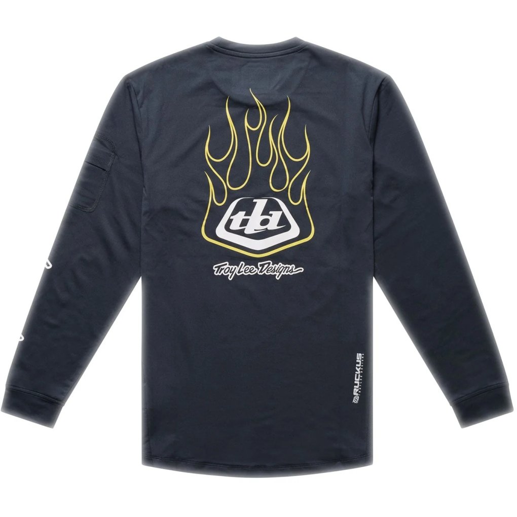 Troy Lee Designs Ruckus Ride Long Sleeve Jersey Kids - Pressed Carbon