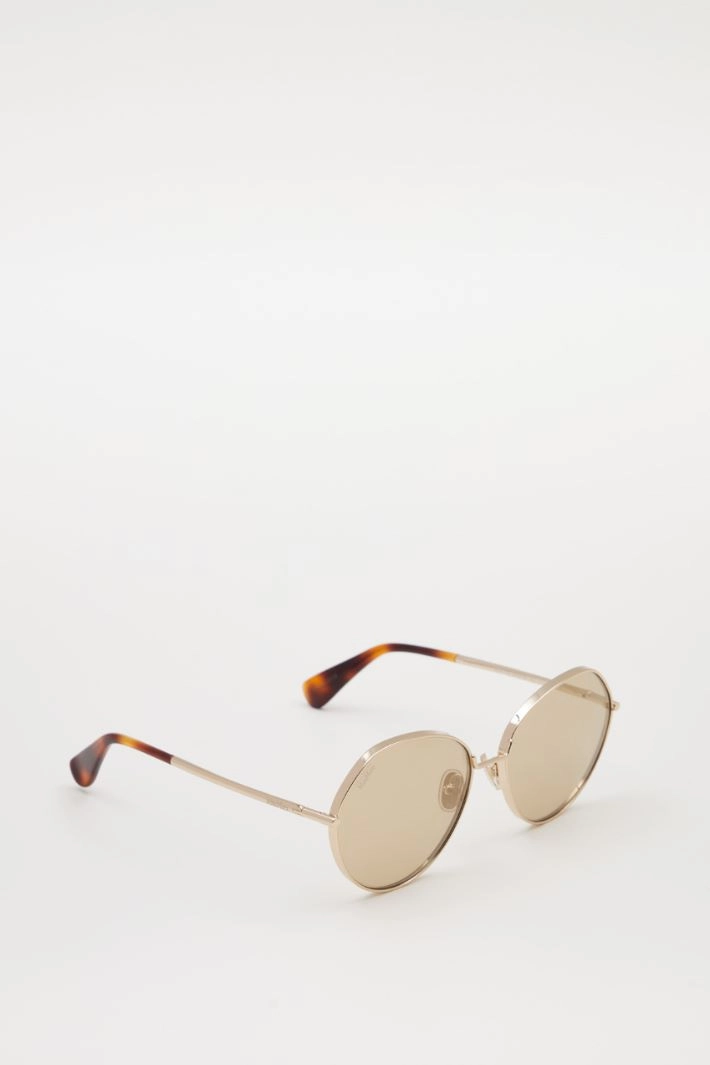 Round metal sunglasses - GOLD