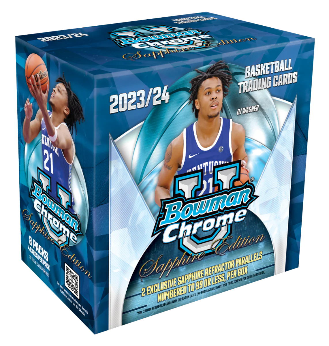 2023-24 Bowman University Chrome Basketball Sapphire Edition