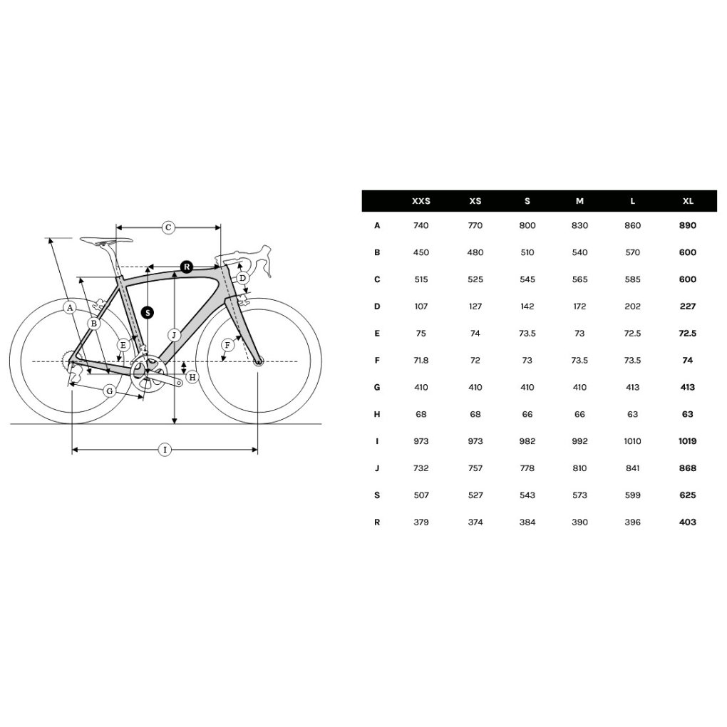 Ridley Fenix SLA Disc - Frame Set - 2025 - black powder coating / white