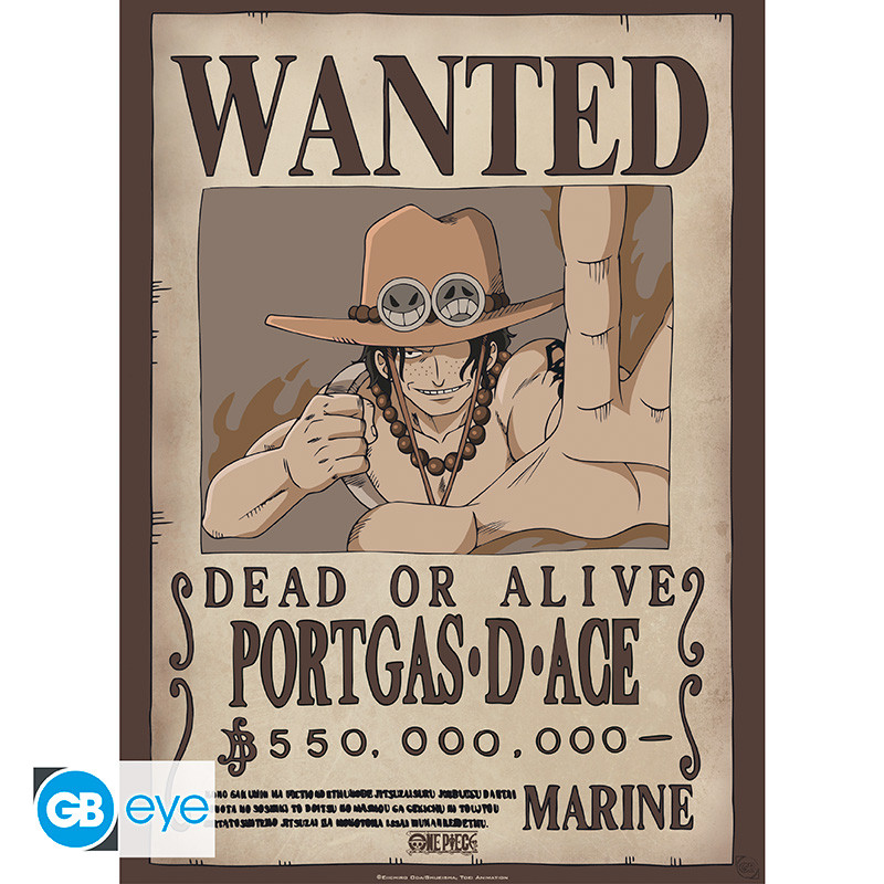 ONE PIECE Set 2 Chibi Posters Wanted Sabo & Ace