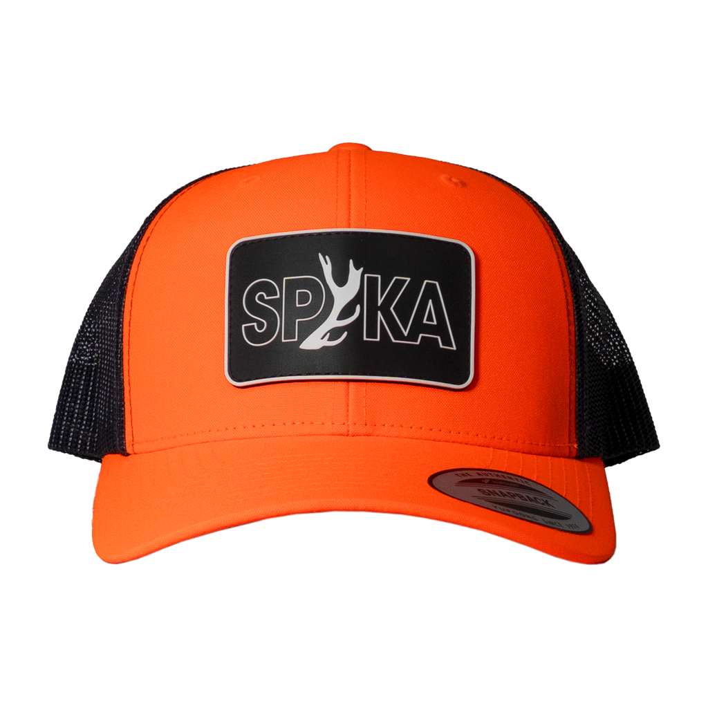 Spika Patch Trucker Cap Unisex (Cast Antler Blaze\/ Charcoal)