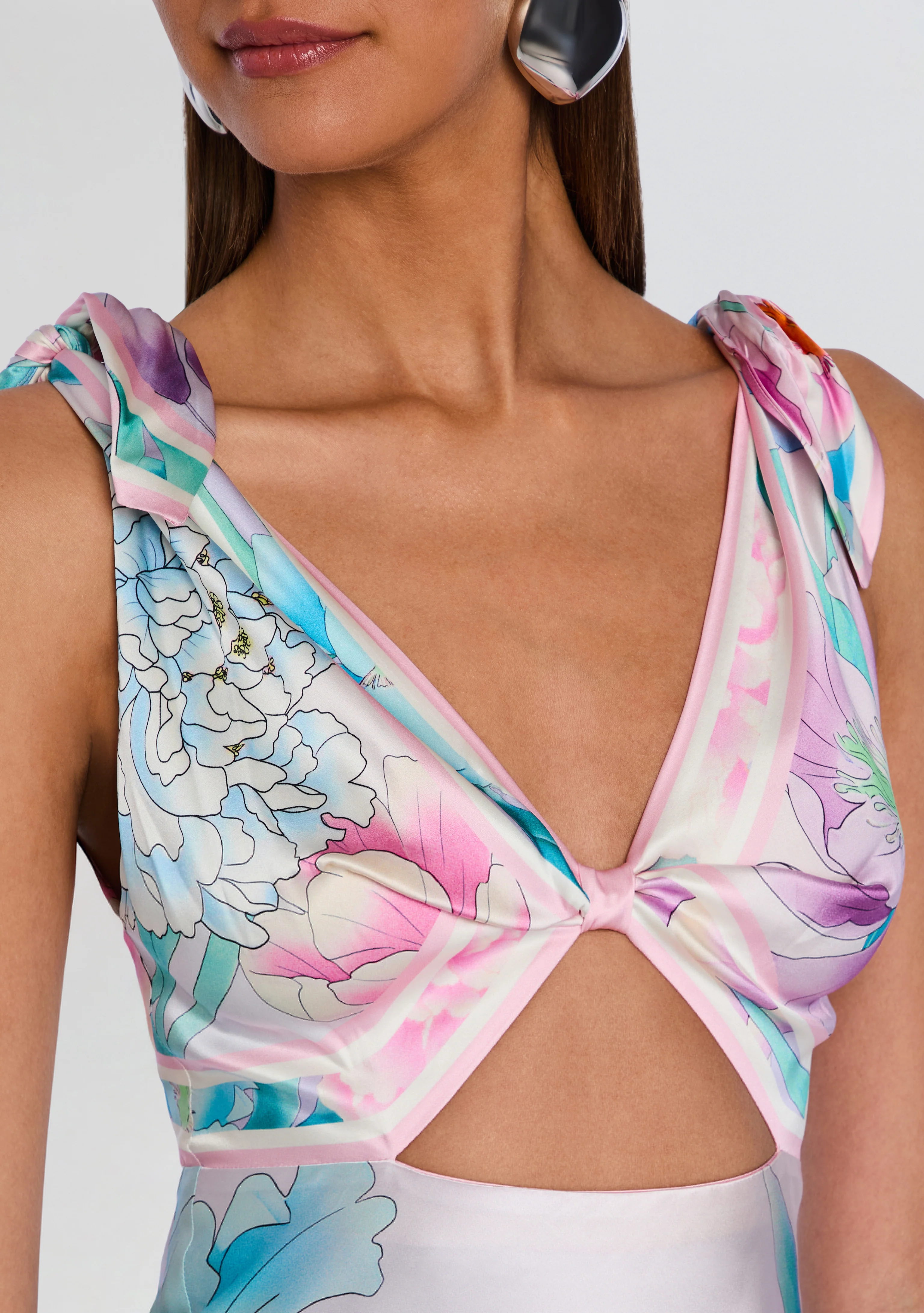 Icelyn Silk Dress