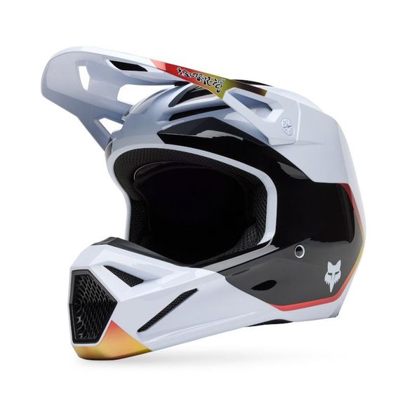 Casque cross Fox V1 HELLO FUTURE 2025 - BlancRef : FX5681