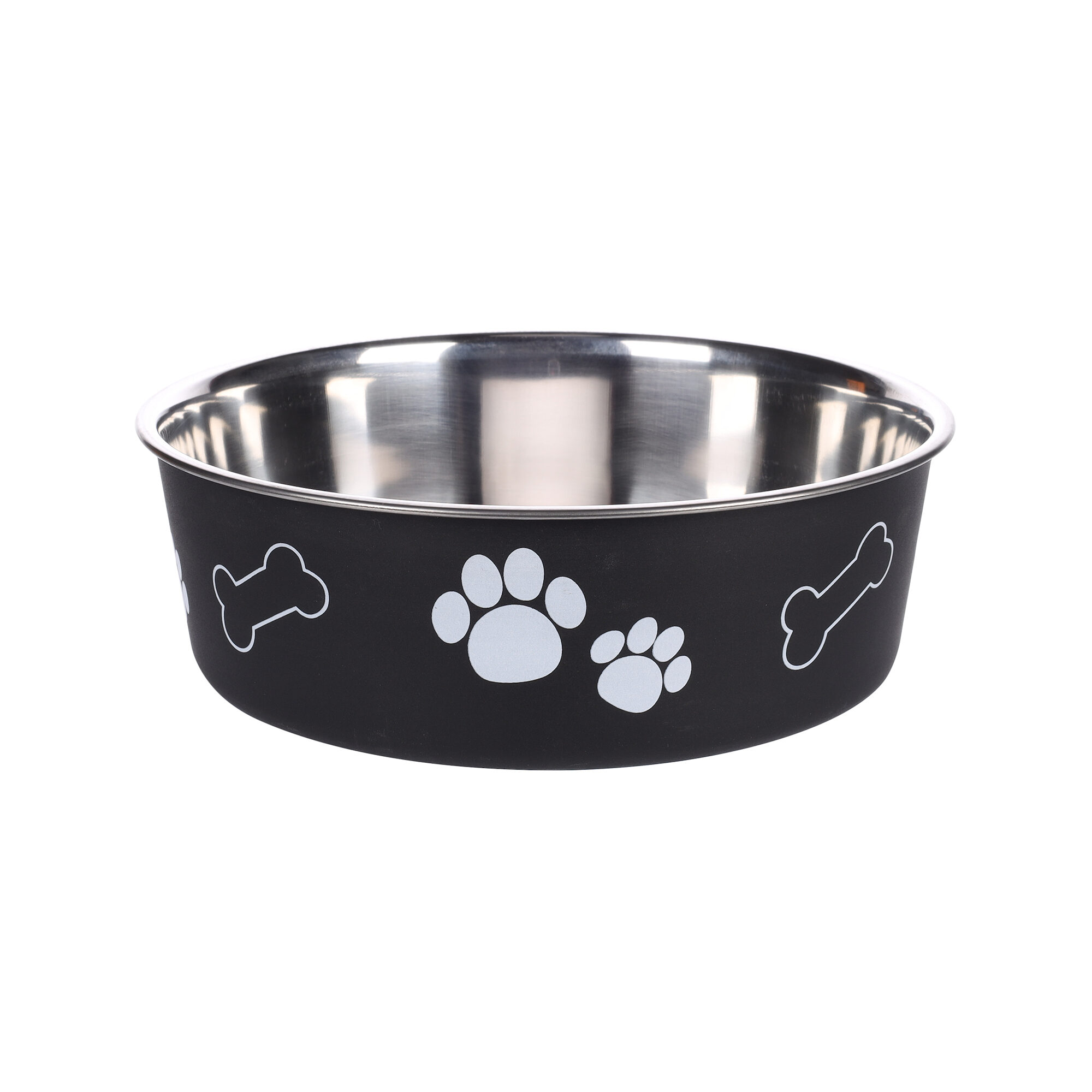 Flamingo Kena Pet Bowl - Black - 12 cm - 300 ml