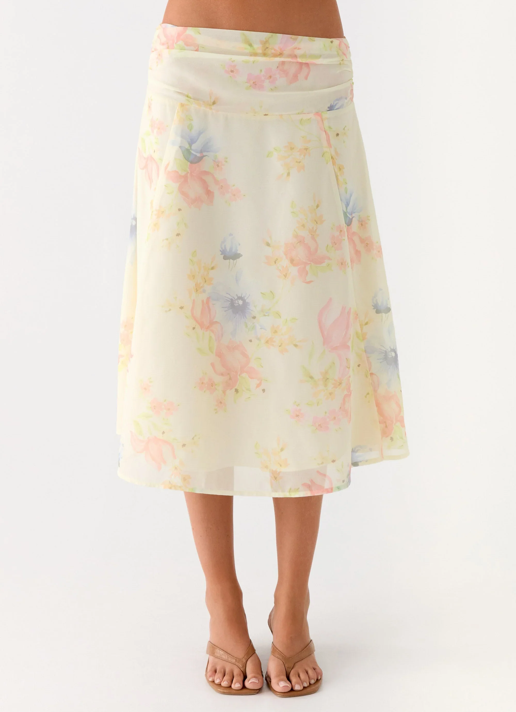 Valley Midi Skirt Spring Meadow