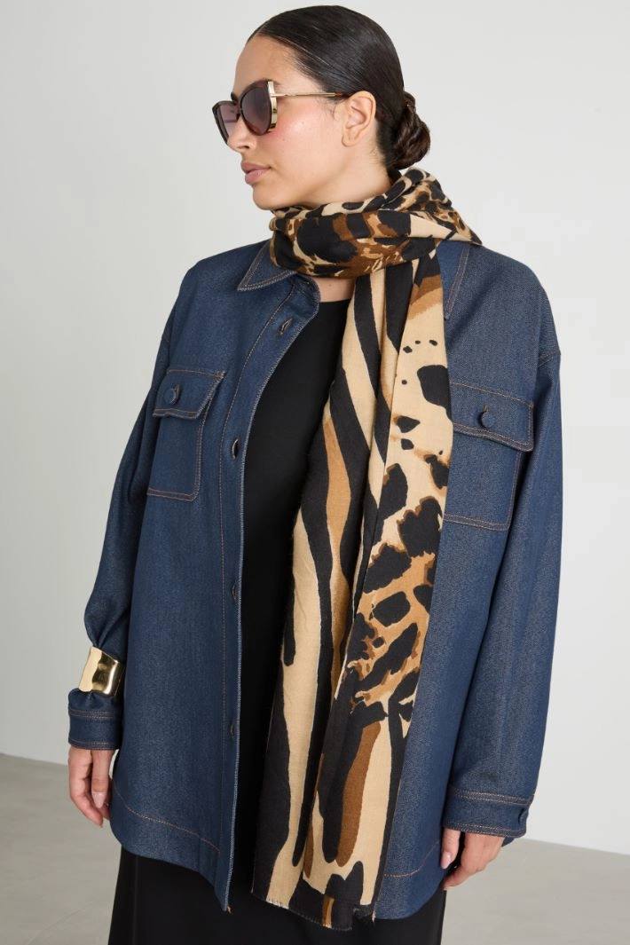 Spotted stole - HAZEL