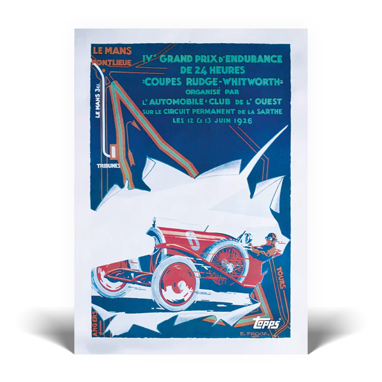 2023 Topps 24H of Le Mans Poster Art #4 - Topps UK