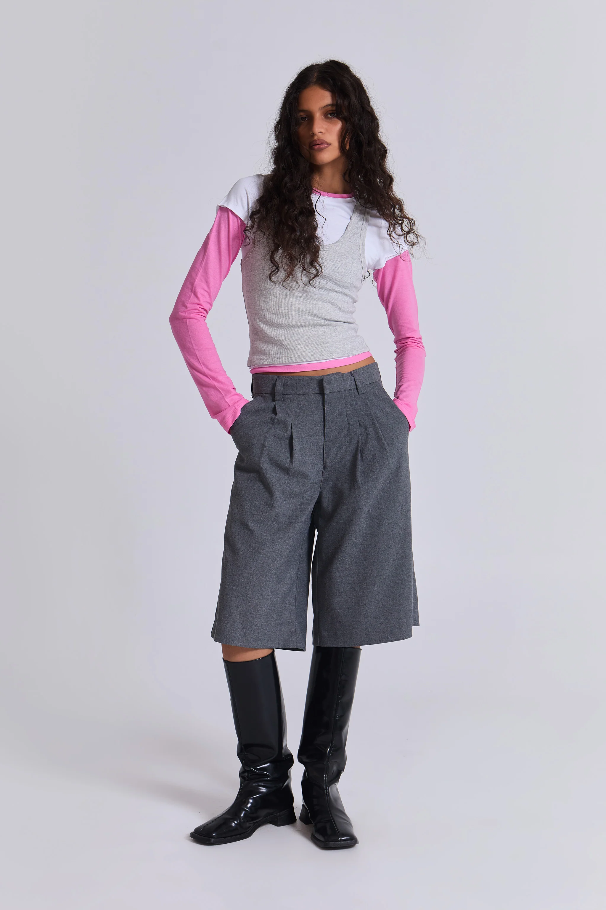 Grey Goliath Tailored Shorts