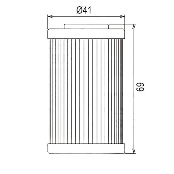 HifloFiltro LONG Oil Filter HF155Ref: H155 / HF155