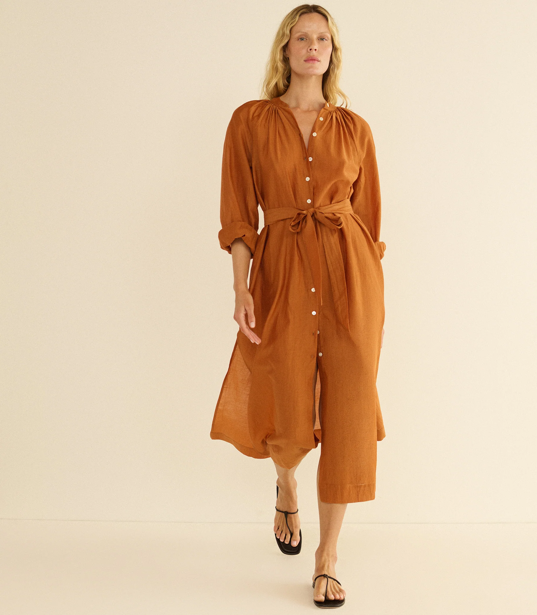 Joliane Midi Dress - Coconut