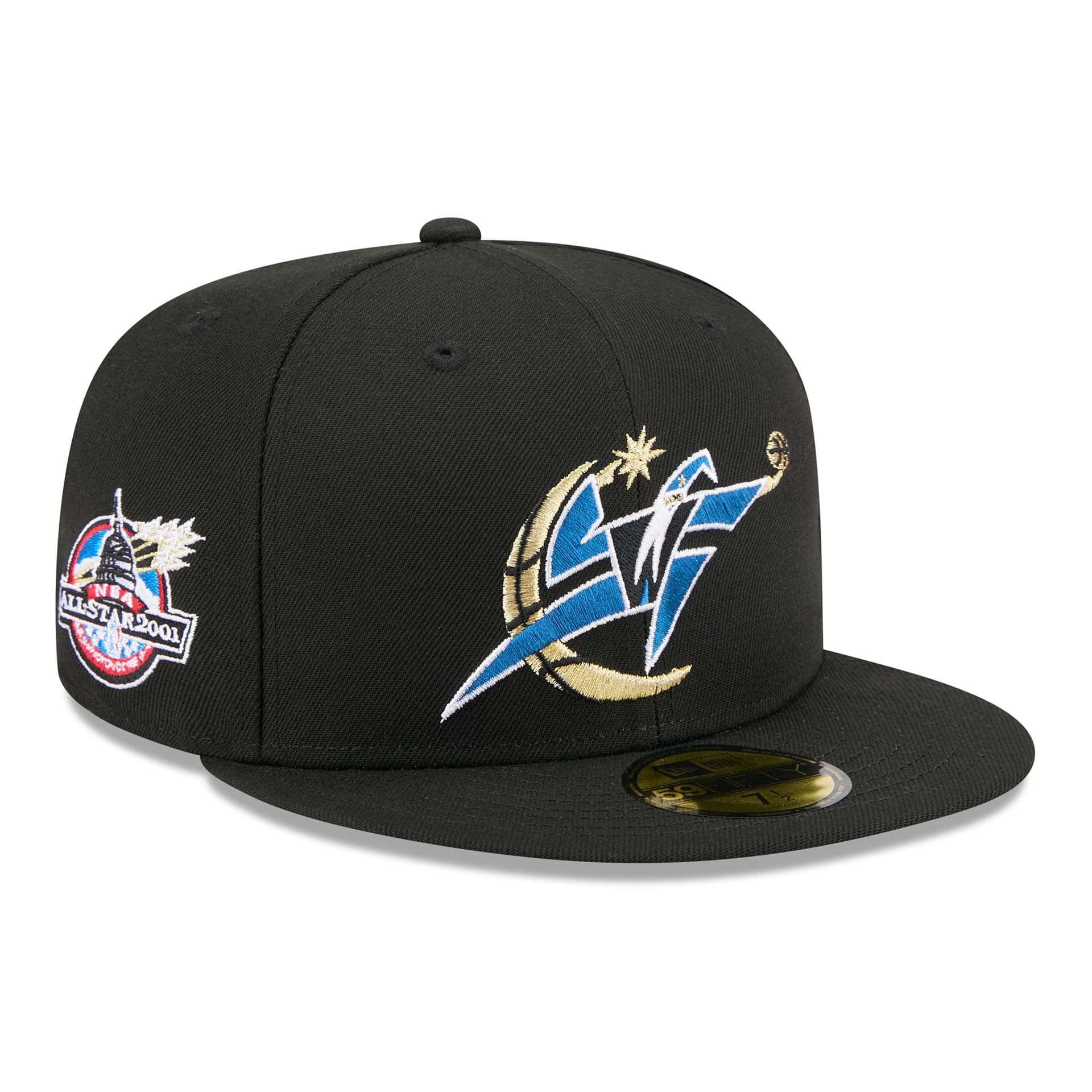 Washington Wizards 1997-2007 Hardwood Classics 59FIFTY Fitted Cap Black