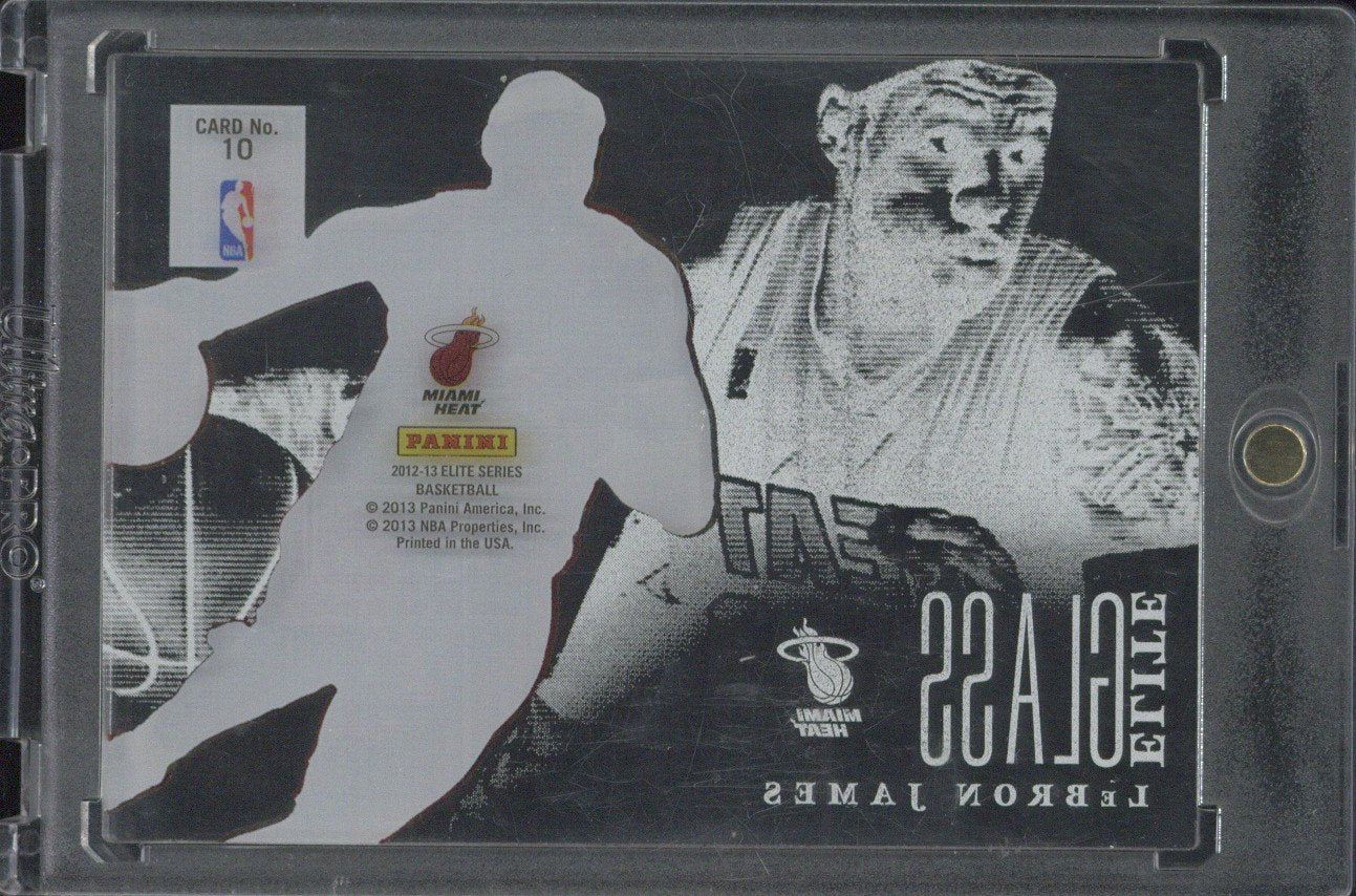 2012-13 Panini Elite Series NBA LeBron James Elite Glass #10