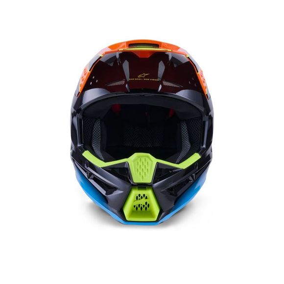 Casque cross Alpinestars S-M3 FRAY 2025 - Noir / OrangeRef : AP3959
