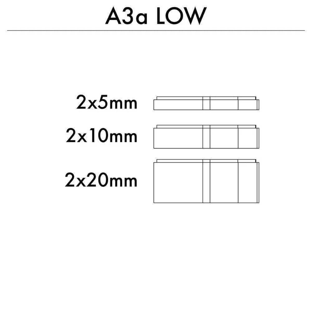 Profile Design Riser Kit - A3A | Low | Aluminum | for Wing 20c+/Ultimate