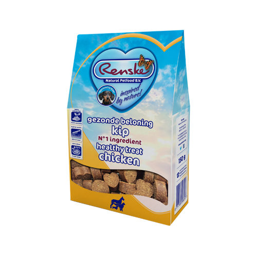 Renske Healthy Reward Hearts - Chicken - 150 g
