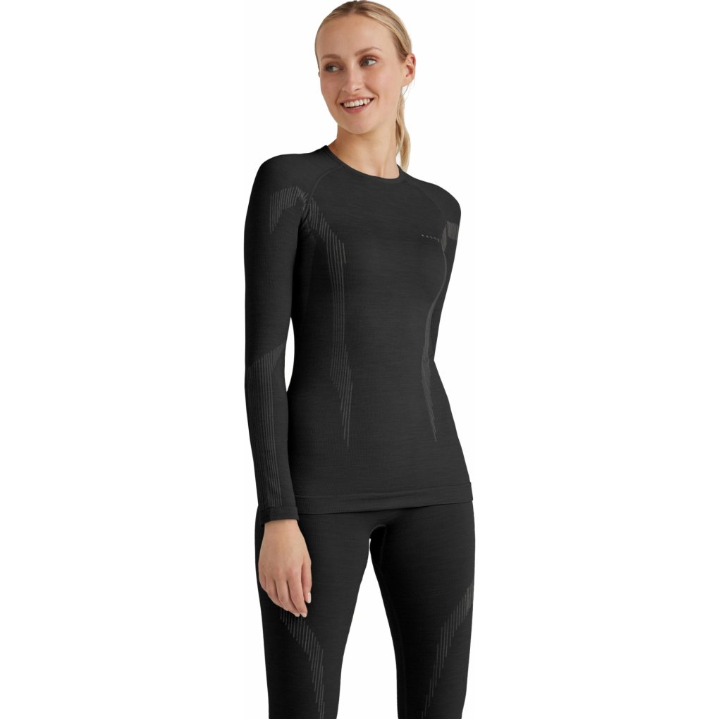 Falke Wool-Tech Longsleeve Shirt Women - black 3000