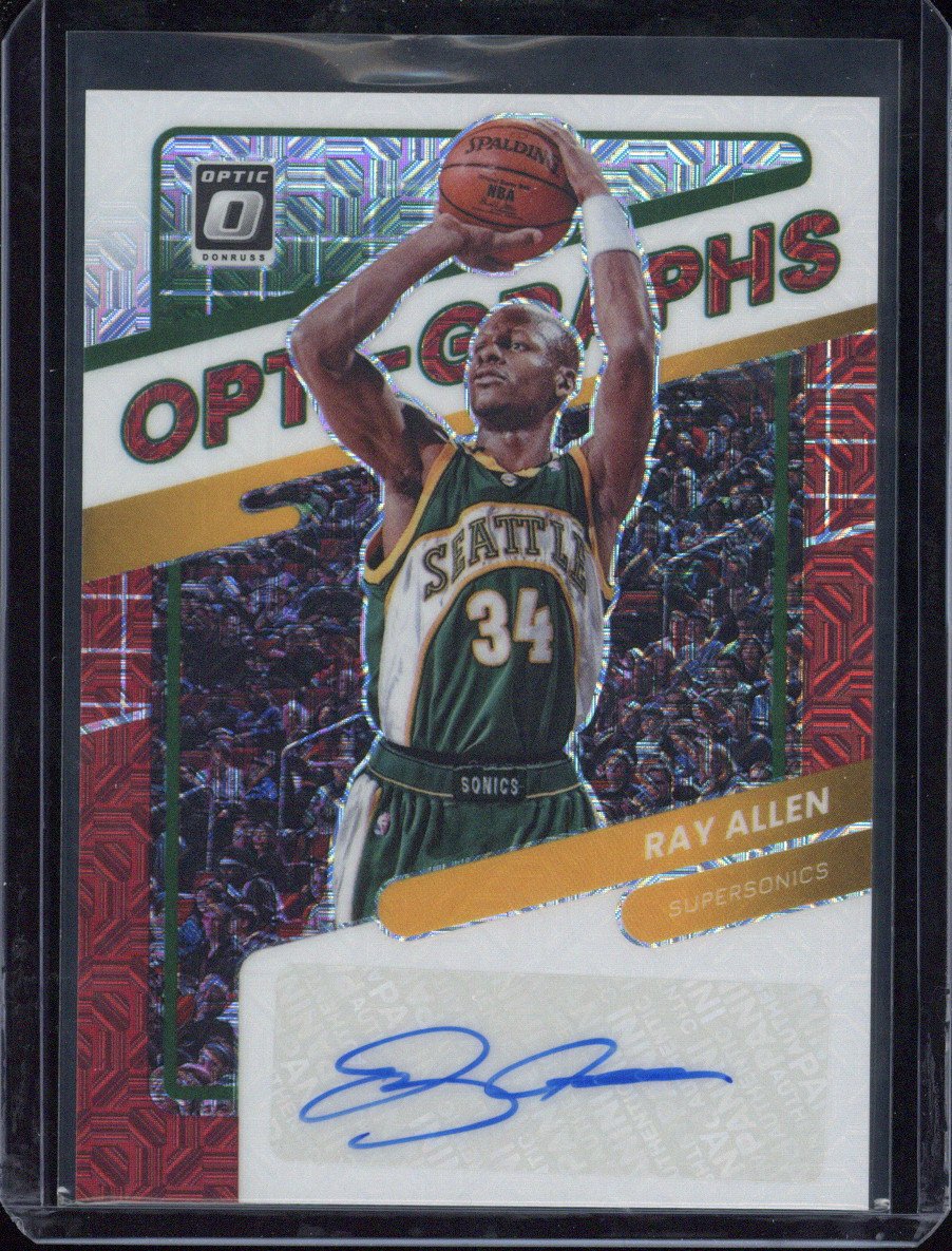 2021-22 Panini Donruss Optic Football Ray Allen Autograph #OG-RAL