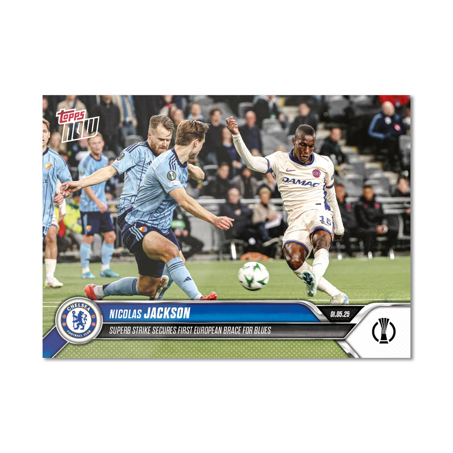 Nicolas Jackson - 2024-25 UECL Topps NOW® - Card 9