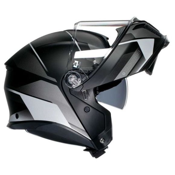Casque modulable AGV TOURMODULAR - PERCEPTION - Noir / GrisRef : AG1107